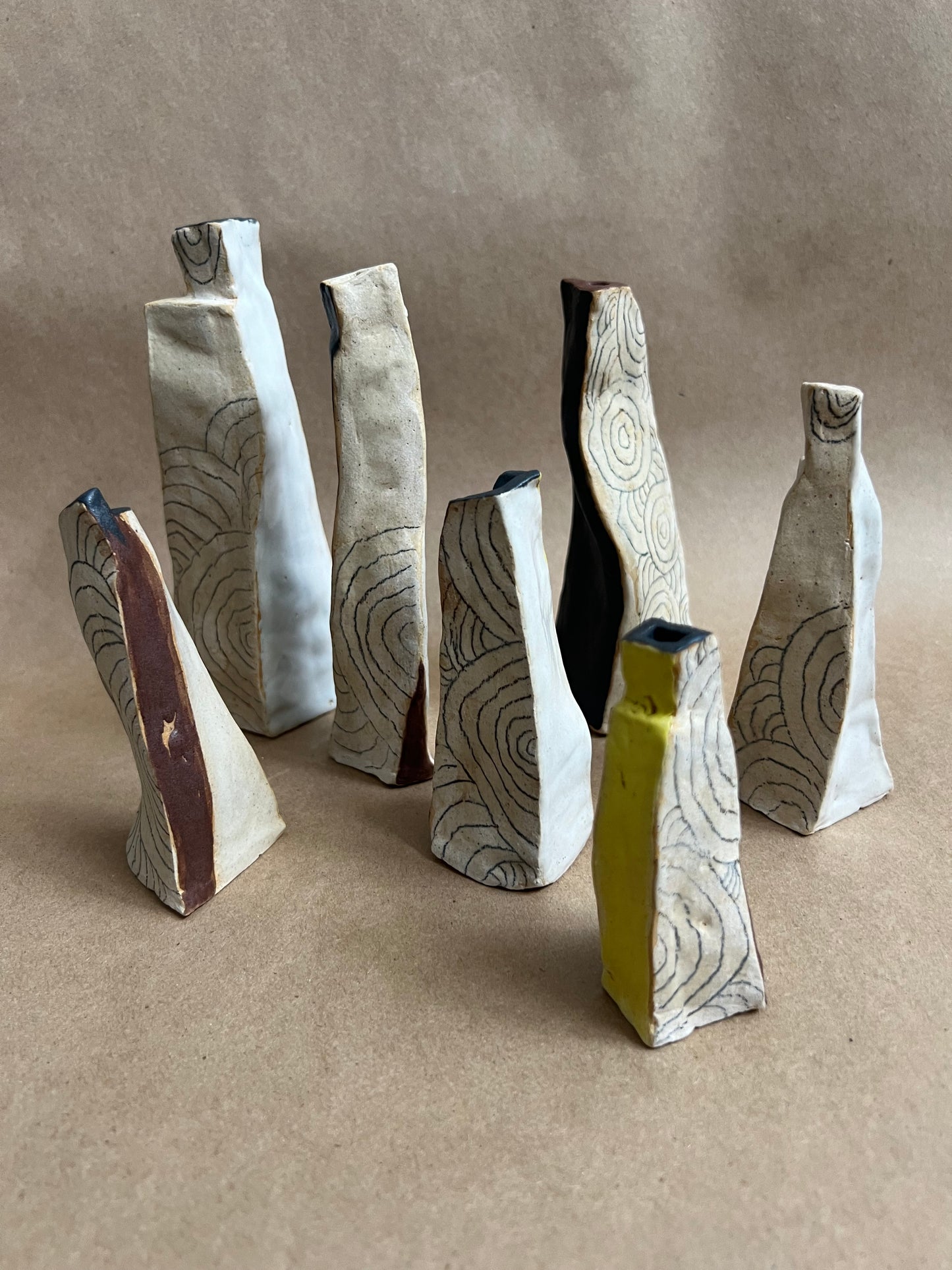 Rainbow organic spirit sculpture vase 5