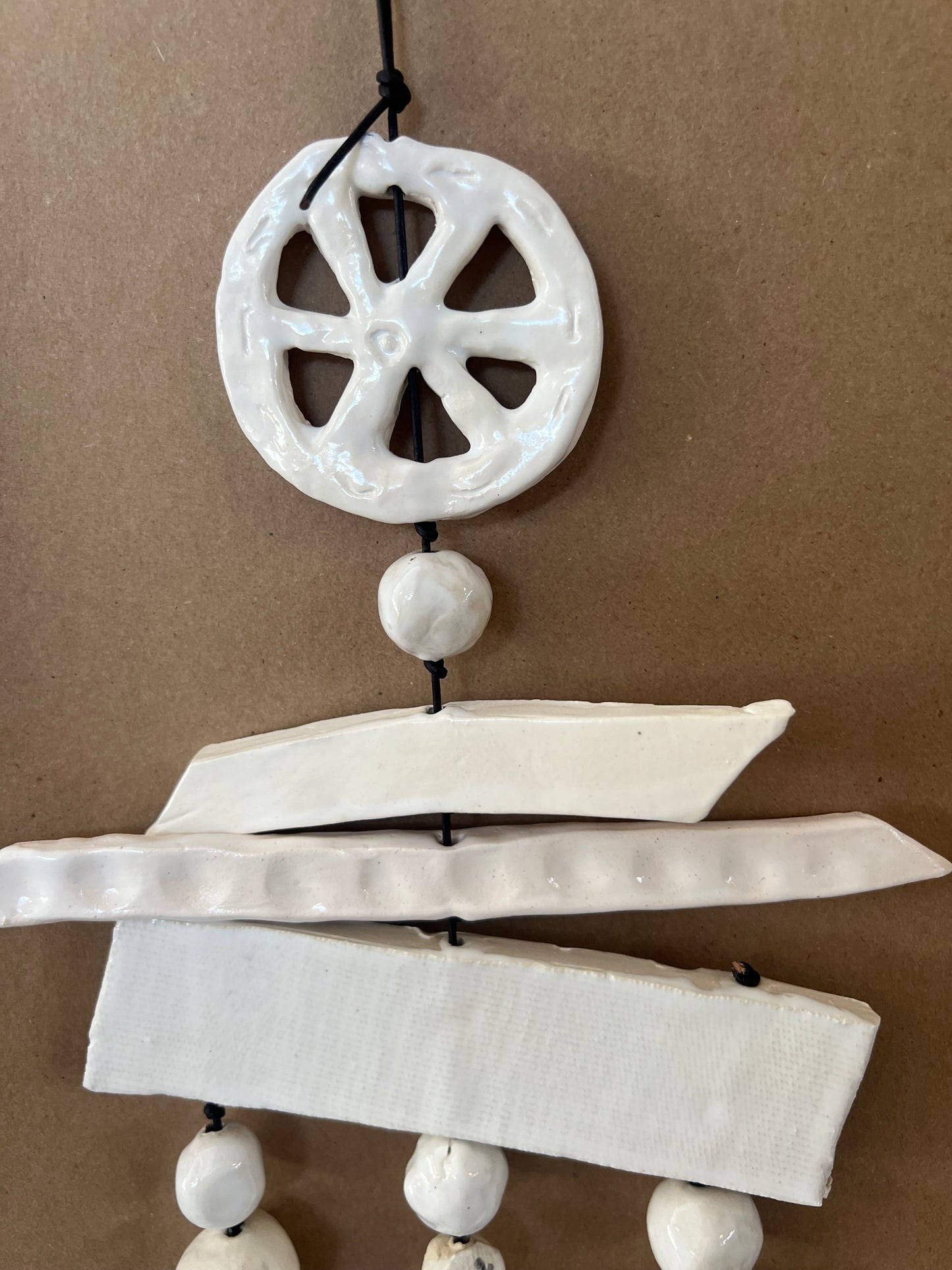 Wall hanging wheel ribbon kisses lightning bolt heart lips