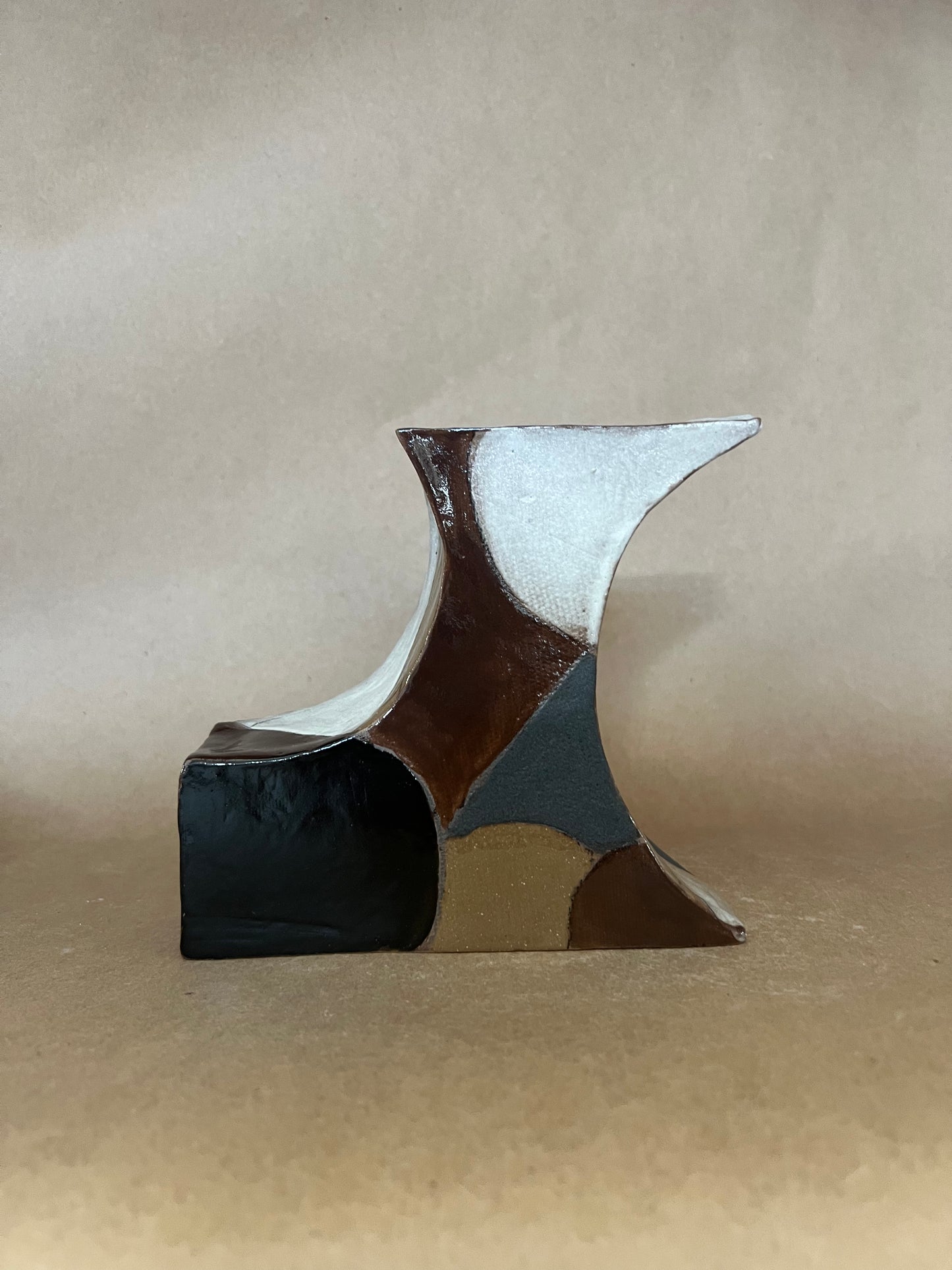 Sitting dog vase