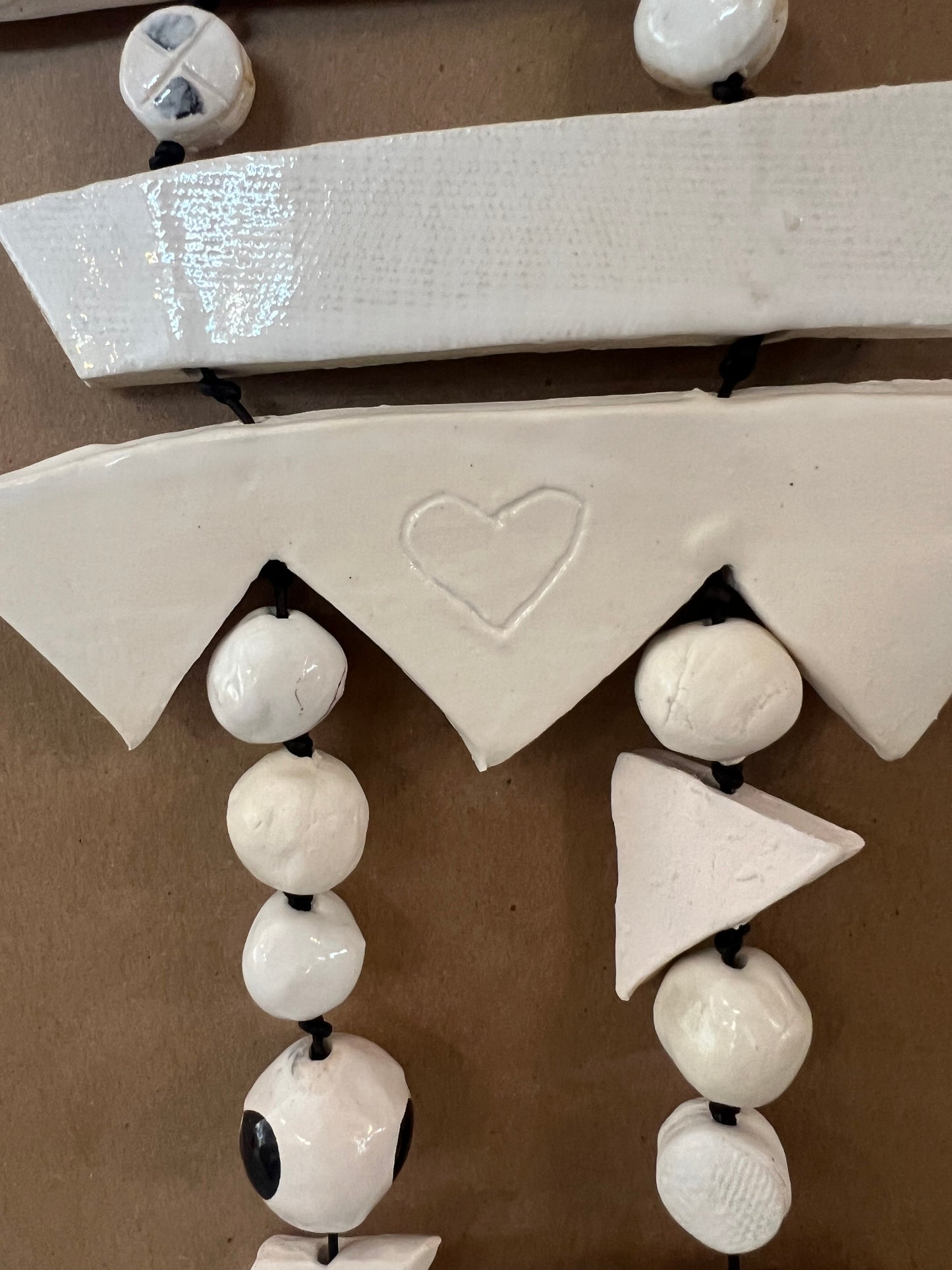 Wall hanging sun arrow ribbon target heart