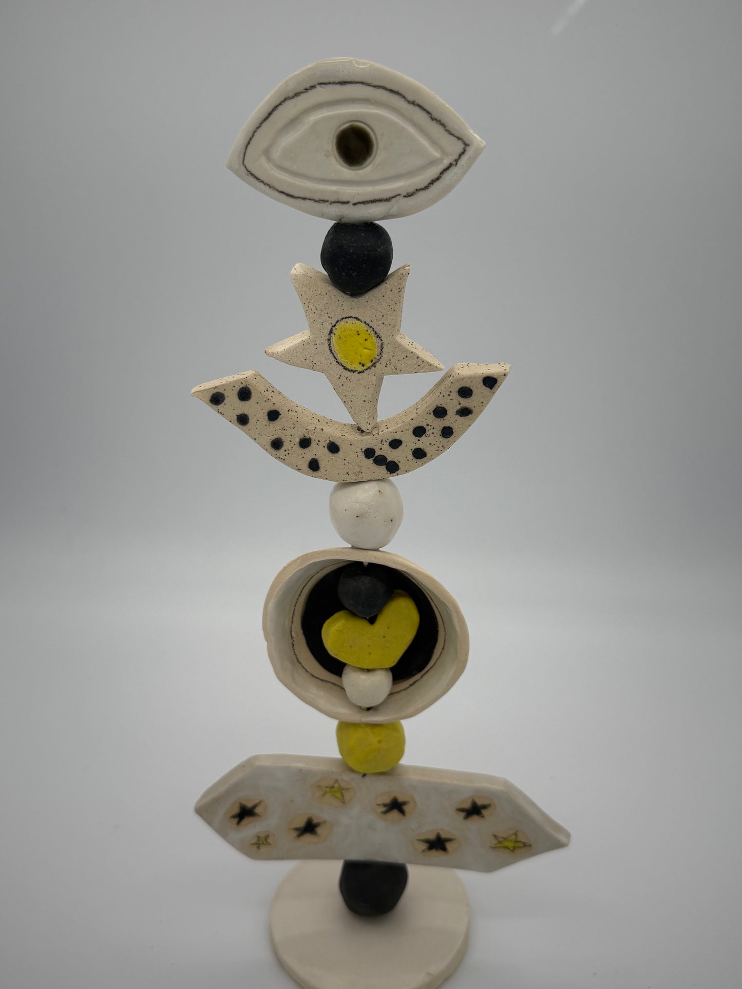 Totem eye stars smile heart