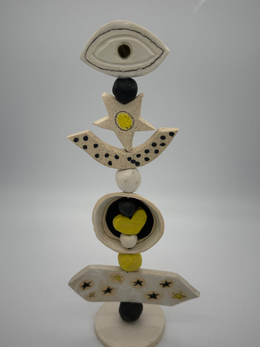 Totem eye stars smile heart