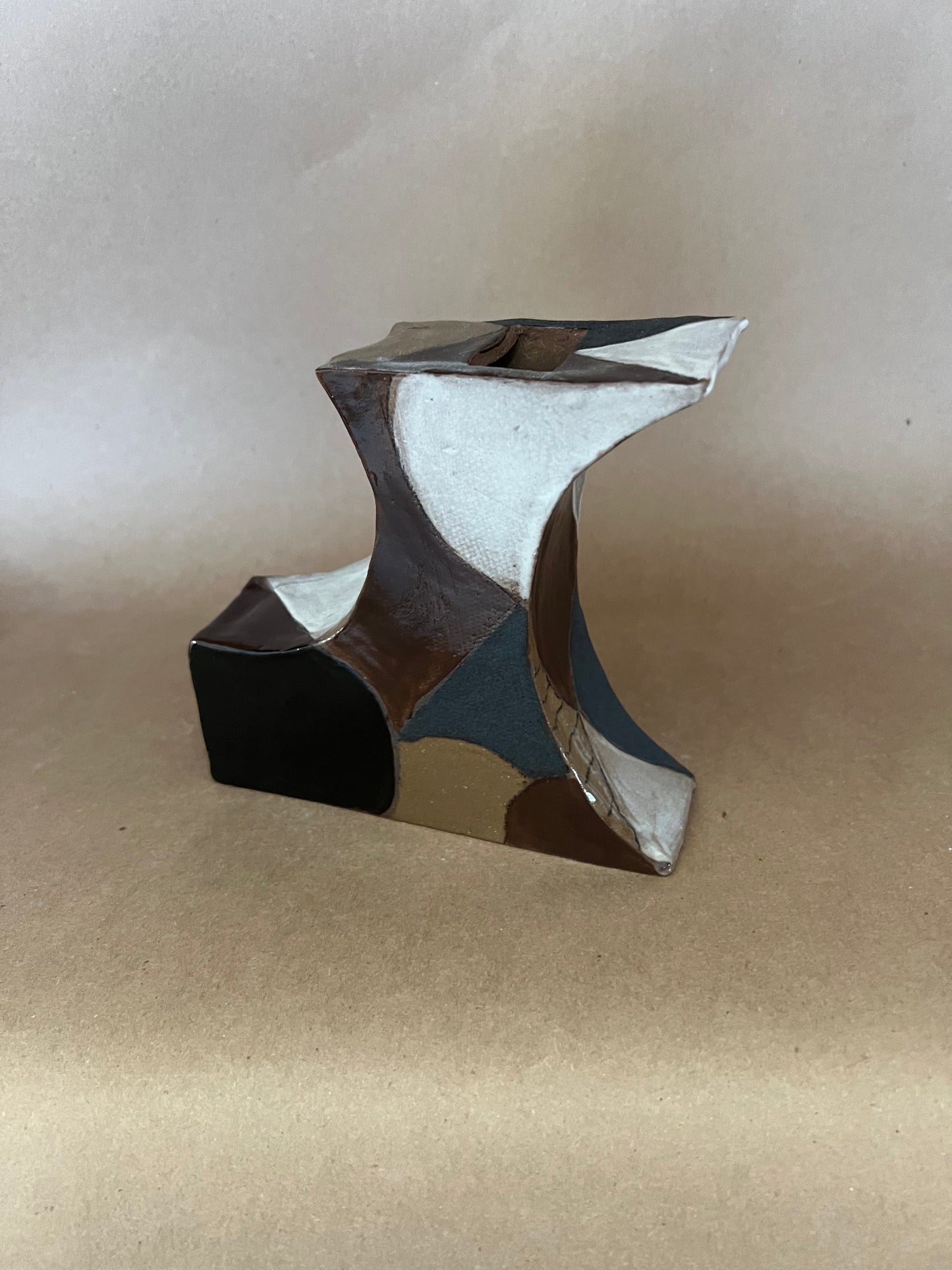 Sitting dog vase