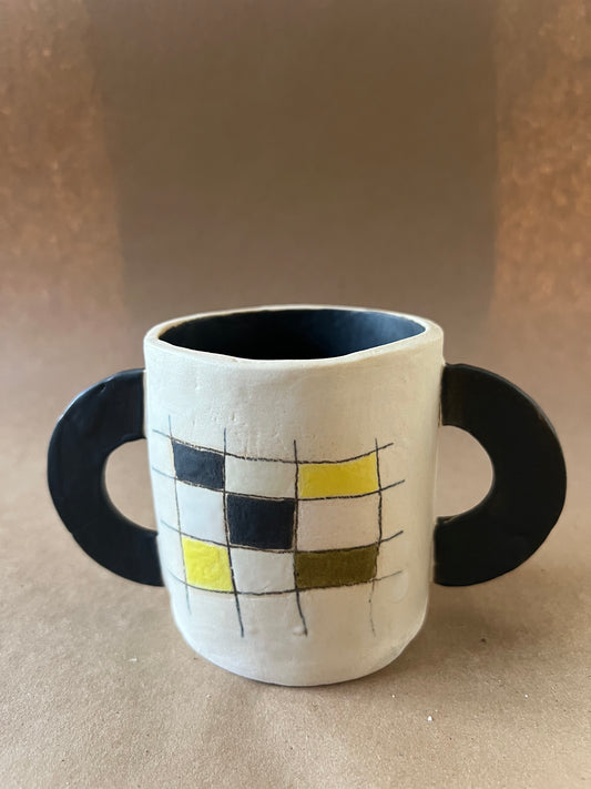 Checkered mug 1