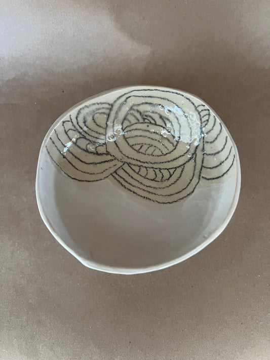 Rainbow pedestal bowl