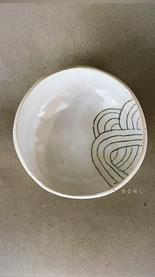 Rainbow footed bowl