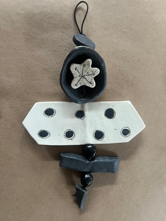 Ornament dotted with flower