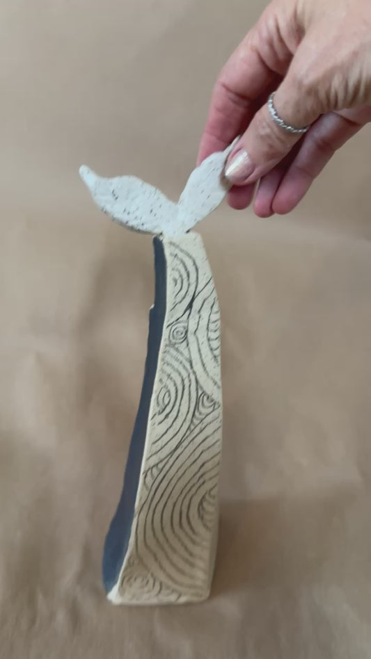 Rainbow spirit vase with wings